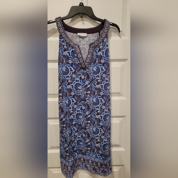 Magnolia Grace Dresses | Magnolia Grace Alhambra Embroidered Trim Knit Dress Size M | Color: Blue/Purple | Size: M | Coastalchiclife's Closet